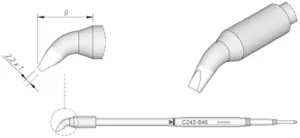 C245846 JBC Soldering tips, desoldering tips and hot air nozzles