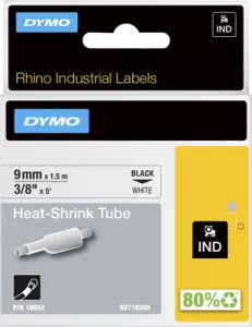 18053 DYMO Heat shrinkable tubing Marking