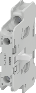 Auxiliary switch for contactors 3TB44-50, 3TC4 formounting on the left or on...