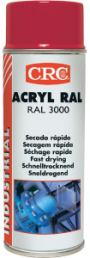 CRC Acryl Protective varnish spray, 11678, fire red, glossy, RAL 3000