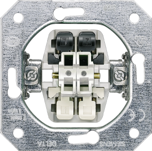 DELTA insert flush-m. two-circuit switch