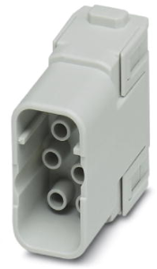 Pin contact insert, 8 pole, unequipped, crimp connection, 1414370