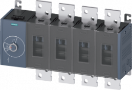 Load-break switch, 4 pole, 1000 A, 1000 V, (W x H x D) 484.5 x 310 x 154 mm, screw mounting, 3KD5044-0RE10-0