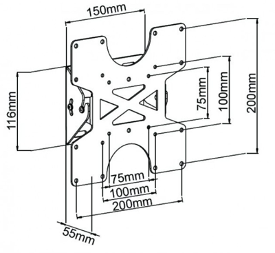 ICA-LCD-113-BK EFB-Elektronik Monitor mount Image 3