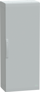 Control cabinet, (H x W x D) 1250 x 500 x 320 mm, IP65, polyester, light gray, NSYPLA1253G