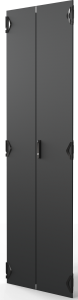 Varistar CP Double Steel Door, Plain, 3-PointLocking, RAL 7035, 52 U, 2450H, 800W