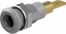4 mm socket, plug-in connection, mounting Ø 8.1 mm, gray, 64.3040-28