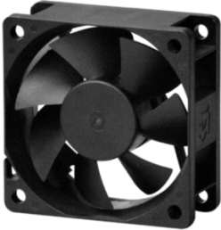 DC axial fan, 12 V, 60 x 60 x 25 mm, 23.44 m³/h, 13.8 dB, vapo, SUNON, HA60251V4-000U-999