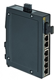 Ethernet switch, unmanaged, 7 ports, 100 Mbit/s, 24-48 VDC, 24030061100