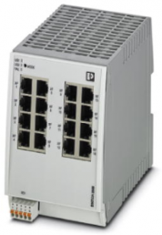 Ethernet switch, managed, 16 ports, 100 Mbit/s, 24 VDC, 2702904