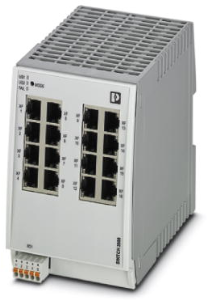 Ethernet switch, managed, 16 ports, 1 Gbit/s, 24 VDC, 2702909