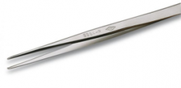 ESD precision tweezers, uninsulated, antimagnetic, stainless steel, 140 mm, SSSA