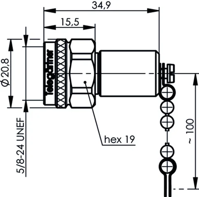 100024181 Telegärtner Antenna components, switches, attenuators Image 2