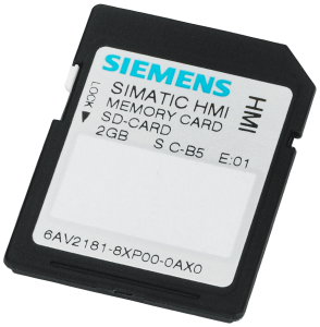 SIMATIC HMI SD memory card 2 GB, indoor TIA PortalV11 or higher