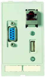 Data module, D-Sub socket, 9 pole/RJ45 socket/USB socket type A 3.0 to D-Sub plug, 9 pole/RJ45 socket/USB socket type A 3.0, 39500020143