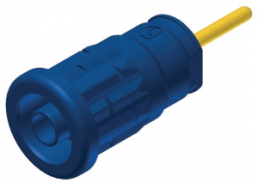 4 mm socket, solder connection, mounting Ø 12.2 mm, CAT III, blue, SEP 2630 S1,9 BL