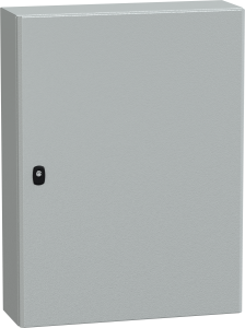 Door, (H x W x D) 800 x 600 x 200 mm, IP66, steel, light gray, NSYS3D8620P