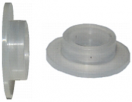 Plastic washer with attachment, H 3.5 mm, inner Ø 6.2 mm, outer Ø 15 mm, nylon, 018060000001