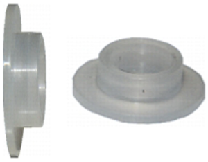 Plastic washer with attachment, H 3.5 mm, inner Ø 6.2 mm, outer Ø 15 mm, nylon, 018060200001