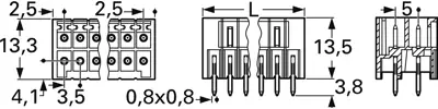 713-1405 WAGO PCB Connection Systems Image 2