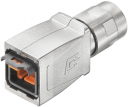 FO connector housing, silver, 1058100000