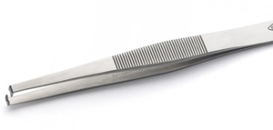 ESD miniature stripping tweezers, carbon steel, 120 mm, 29Y30