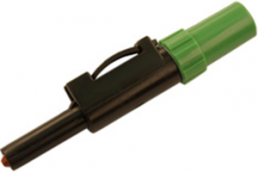 4 mm plug, solder connection, 2.5 mm², CAT O, green, SLS 10 B GN