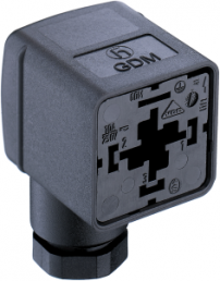 Valve connector, DIN shape A, 2 pole + PE, 250 V, 0.25-1.5 mm², 934888104