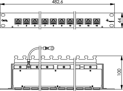 100006996 Telegärtner Connectin Modules, Patch Distributors Image 2
