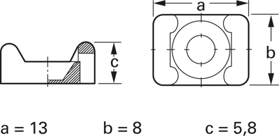TM1S4-C Panduit Cable Holders Image 2