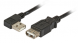USB 2.0 Extension cable, USB plug type A to USB jack type A, 0.5 m, black