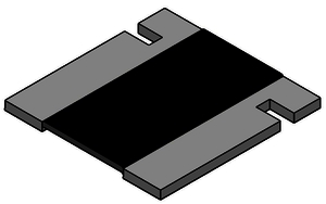Resistor, metal strip, SMD 1206 (3216), 30 mΩ, 1 W, ±1 %, WSLP1206 .03 1% EB E3