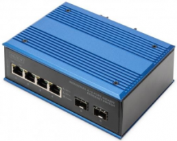 Ethernet switch, unmanaged, 4 ports, 1 Gbit/s, 12-48 VDC, DN-651148