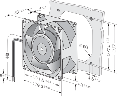 8850 N ebm-papst Axial Fans Image 2