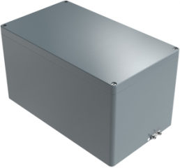 Aluminum EX enclosure, (L x W x H) 400 x 230 x 225 mm, gray (RAL 7001), IP66, 252340230