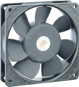 AC axial fan, 115 V, 119 x 119 x 25 mm, 100 m³/h, 34 dB, ball bearing, ebm-papst, 9906 L