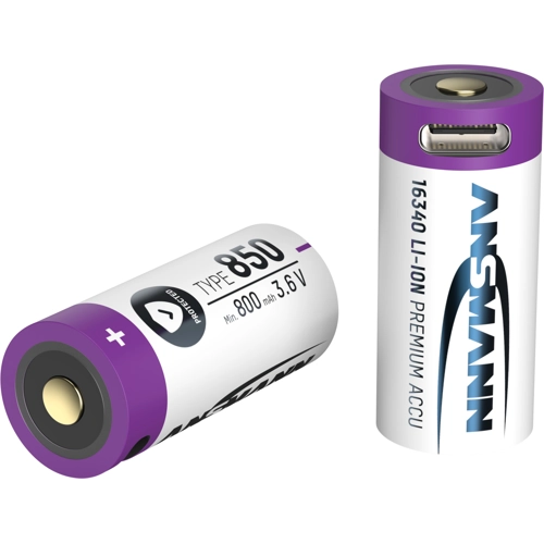 1300-0015 Ansmann Round Cell Batteries, 9V Block Batteries Image 1