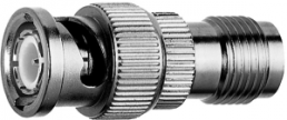 Coaxial adapter, 50 Ω, BNC plug to TNC socket, straight, 100023675