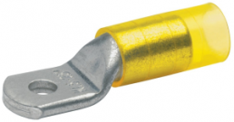 Insulated tube cable lug, 25 mm², 10.5 mm, M10, yellow