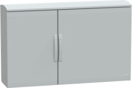 Control cabinet, (H x W x D) 750 x 1250 x 320 mm, IP44, polyester, light gray, NSYPLAT7123G