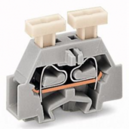 2-wire end terminal, spring-clamp connection, 0.08-2.5 mm², 1 pole, 24 A, 6 kV, light gray, 261-323/341-000