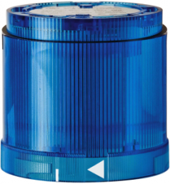Xenon flash light element, Ø 70 mm, blue, 230 VAC, IP54