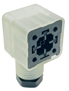 Valve connector, DIN shape A, 2 pole + PE, 110 V, 0.25-1.5 mm², 934888019