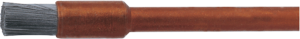 Stainless steel brush, 3 pieces, Ø 3.2 mm, shaft Ø 3.2 mm, shaft length 51 mm, brush shape, stainless steel, 26150532JA