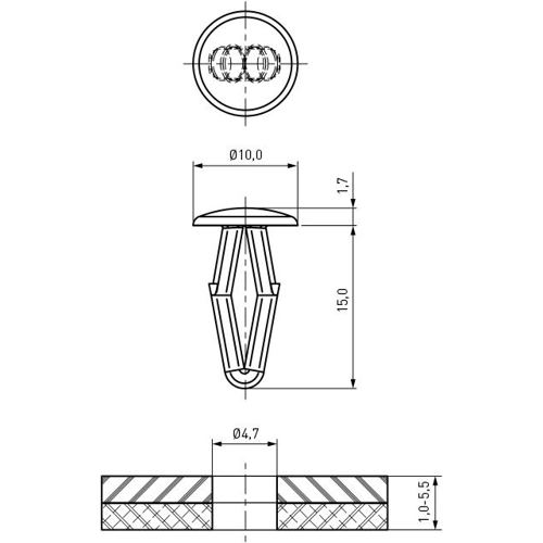 072.17.750 Ettinger Rivets, Dowels Image 2