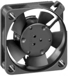 DC axial fan, 12 V, 25 x 25 x 8 mm, 4.6 m³/h, 23 dB, sintec slide bearing, ebm-papst, 252 H