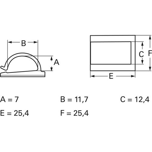 072.58.226 Ettinger Cable Holders Image 2