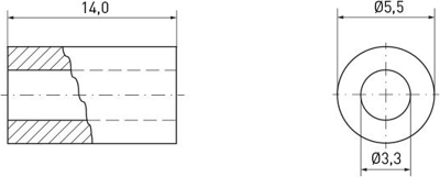 005.73.148 Ettinger Spacer Bolts Image 2