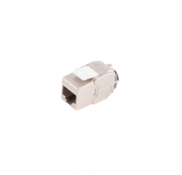 RJ45 Keystone, Cat 6A, socket to cable, straight, BS08-10032