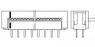 1-216119-0 AMP FFP/FPC Connectors, ZIF Connectors